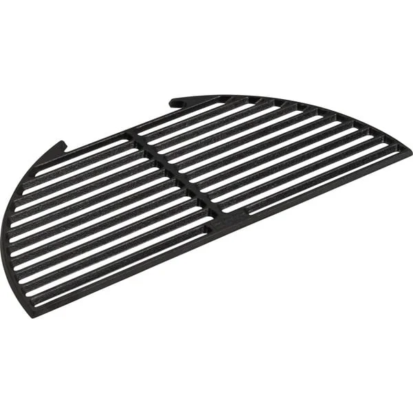 Big Green Egg Halber Gusseisenrost Medium, Ø 40cm, Grillrost (anthrazit, für Big Green Egg Medium)