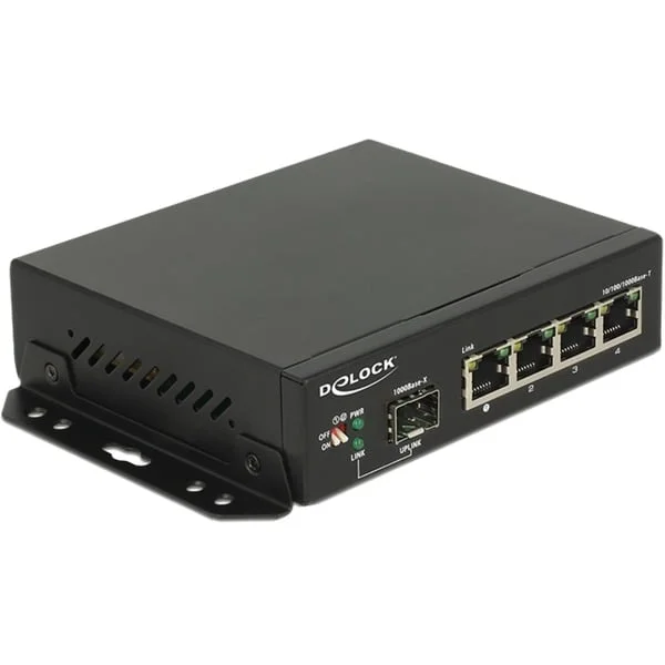 DeLOCK Switch Gigabit 4 Port + 1 SFP (B-Ware)