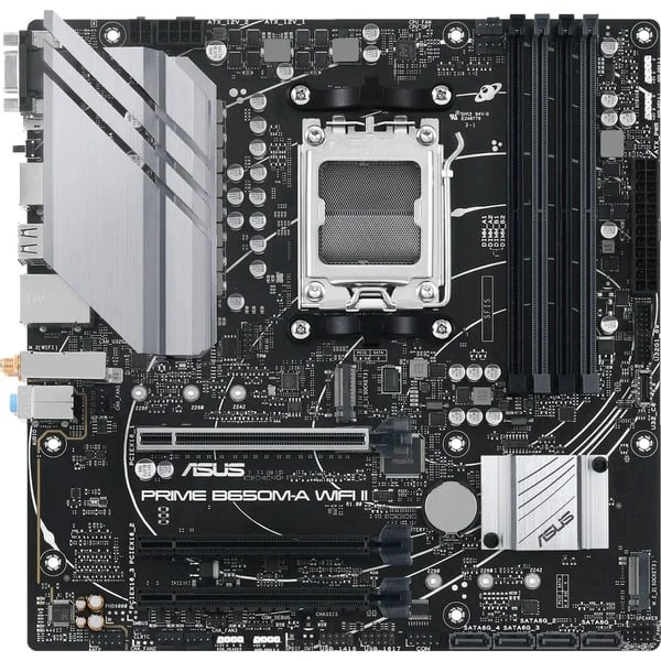 ASUS PRIME B650M-A WIFI II, Mainboard (schwarz)