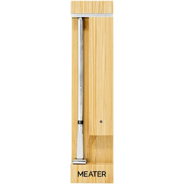 Meater Pro, kabelloses Fleischthermometer (edelstahl/holz, 75 Meter Reichweite)