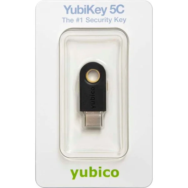 Yubico YubiKey 5C, Sicherheitsschlüssel (schwarz/gold)