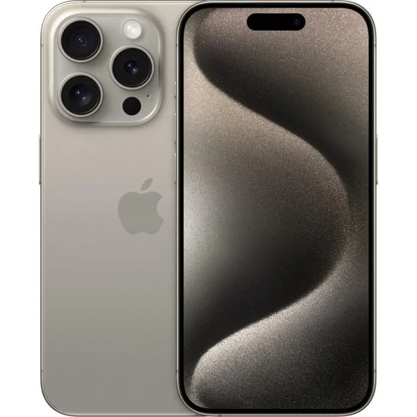 Apple iPhone 15 Pro Max 256GB Generalüberholt, Handy (Titan Natur, iOS)