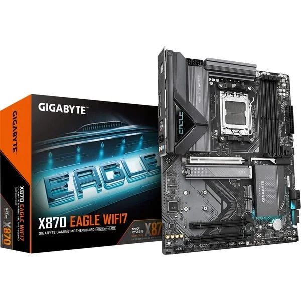 GIGABYTE X870 EAGLE WIFI7, Mainboard (schwarz/grau)