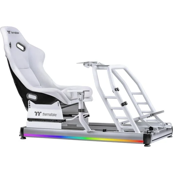 Thermaltake GR500 Snow Racing Simulator Cockpit, Sim Rig (weiß)