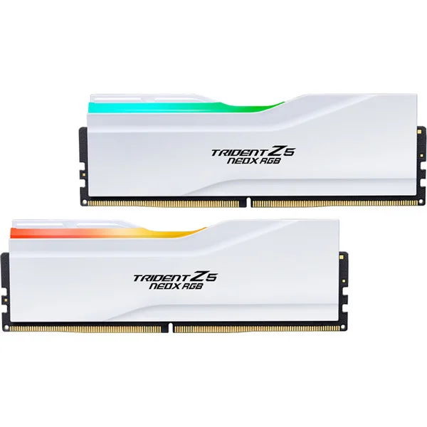 G.Skill DIMM 32 GB DDR5-6000 (2x 16 GB) Dual-Kit, Arbeitsspeicher (F5-6000A2636H16GX2-TZ5NXRW, Trident Z5 NEO X RGB, AMD EXPO)