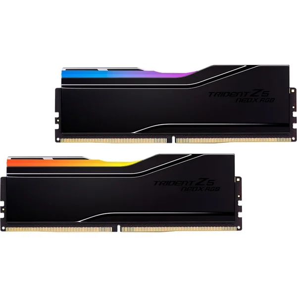 G.Skill DIMM 32 GB DDR5-6000 (2x 16 GB) Dual-Kit, Arbeitsspeicher (schwarz, F5-6000A3636F16GX2-TZ5NXRN, Trident Z5 NEO X RGB, AMD EXPO)