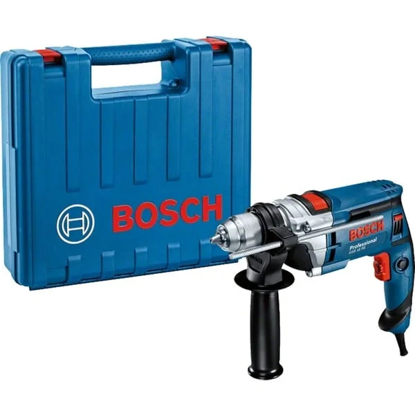Bosch Professional Schlagbohrmaschine GSB 16 RE Professional (blau/schwarz, 750 Watt, Koffer)