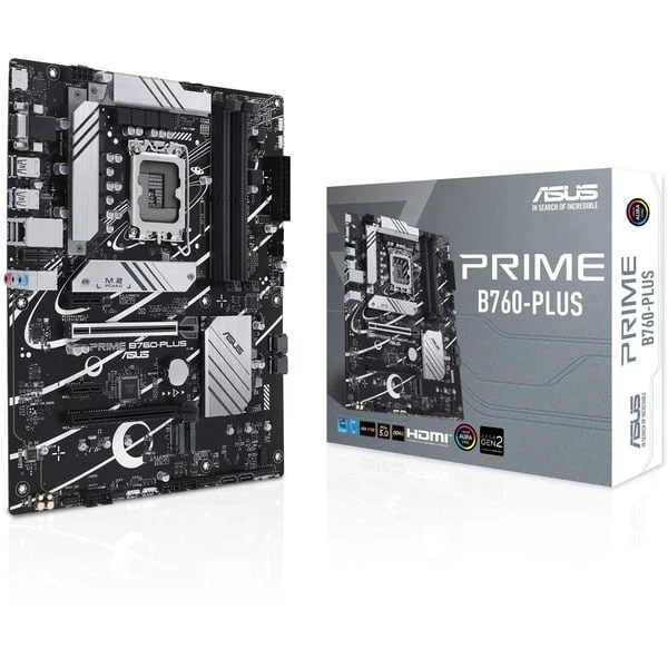 ASUS PRIME B760-PLUS, Mainboard (schwarz/silber)