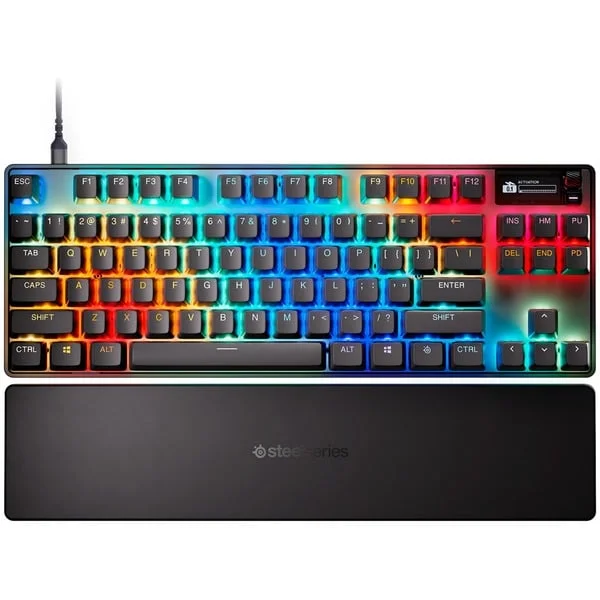 SteelSeries Apex Pro TKL Gen 3, Gaming-Tastatur (schwarz, DE-Layout, SteelSeries OmniPoint 3.0)