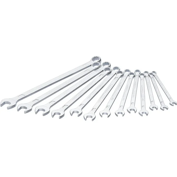 Hazet Ring-Maulschlüssel-Satz 600LG/13, 13-teilig, Schraubenschlüssel (verchromt, lang)