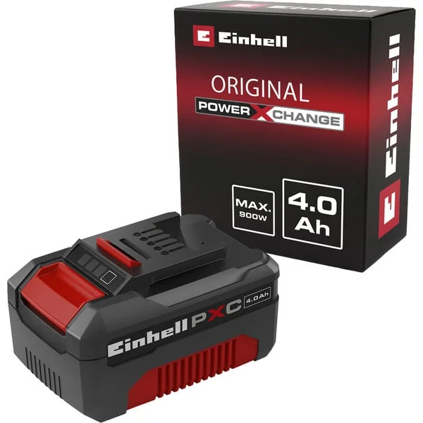 EINHELL Akku Power-X-Change 18Volt 4,0Ah (rot/schwarz)
