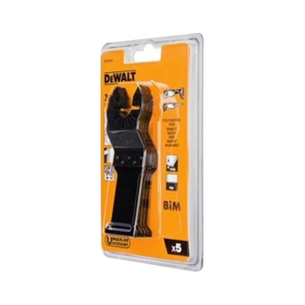 DEWALT Multi-Tool Sägeblatt DT20723, 43 x 30mm, 5 Stück (BiM, 5 Stück, Breite 30mm)