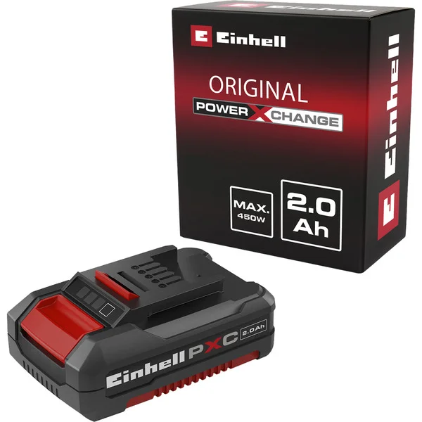 EINHELL Akku Power-X-Change 18Volt 2,0Ah (rot/schwarz)
