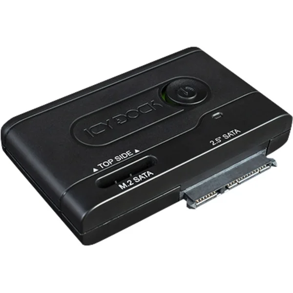 Icy Dock Adapter MB031U-1SMB, Einbaurahmen (schwarz, USB-C)