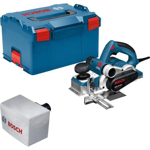 Bosch Professional Hobel GHO 40-82 C Professional, Elektrohobel (blau/schwarz, L-BOXX, 850 Watt)