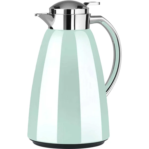 Emsa CAMPO Isolierkanne, 1 Liter (mint/edelstahl, QUICK TIP Verschluss)