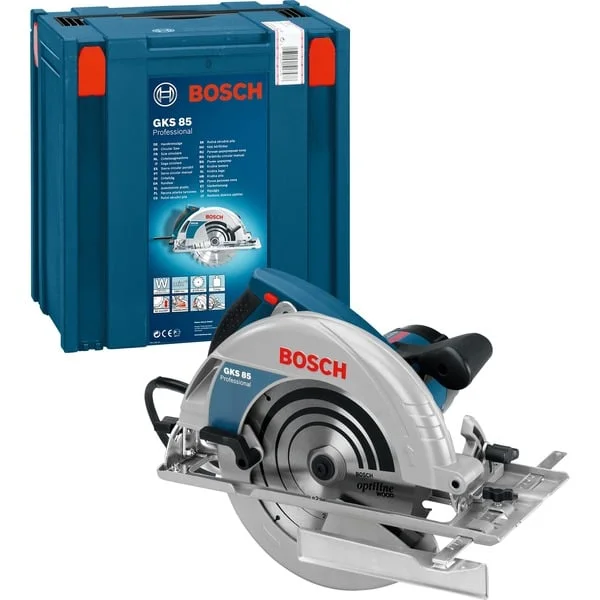 Bosch Professional Handkreissäge GKS 85 G Professional (blau, L-BOXX, 2.200 Watt)