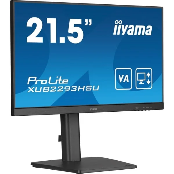 iiyama ProLite XUB2293HSU-B7, LED-Monitor (54.5 cm (21.5 Zoll), schwarz (matt), FullHD, IPS, Adaptive-Sync, Einstellbarer Standfuß, 100Hz Panel, B-Ware)