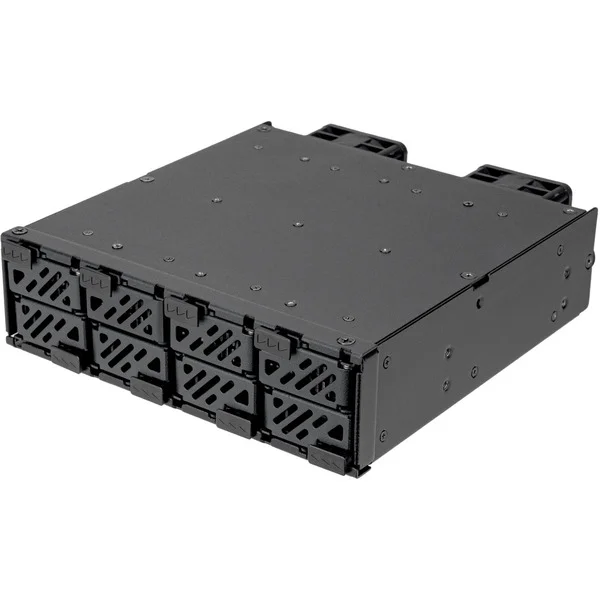 SilverStone FSM08B-MS, Laufwerksgehäuse (schwarz)