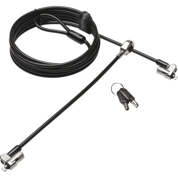 Kensington MicroSaver 2.0 Twin-Schloss, Sicherheit (schwarz)