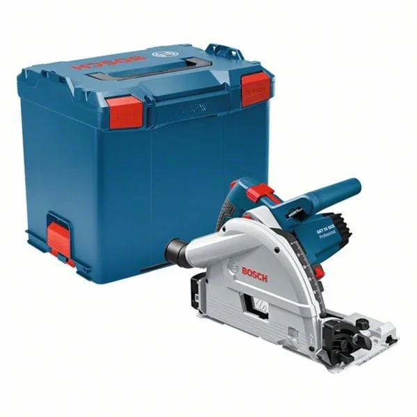 Bosch Professional Tauchsäge GKT 55 GCE Professional, Handkreissäge (blau, 1.400 Watt, in L-BOXX)
