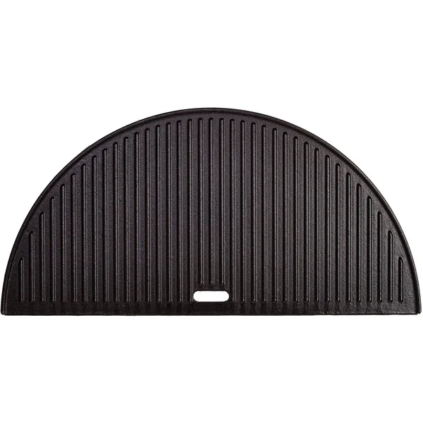 Kamado Joe Gusseisen Grillplatte halbrund BJ, Grillrost (schwarz, für Kamado Big Joe, B-Ware)