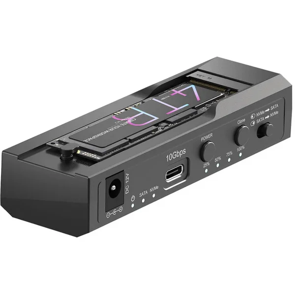 ICY BOX IB-2911MSCL-CU31, Dockingstation (schwarz)