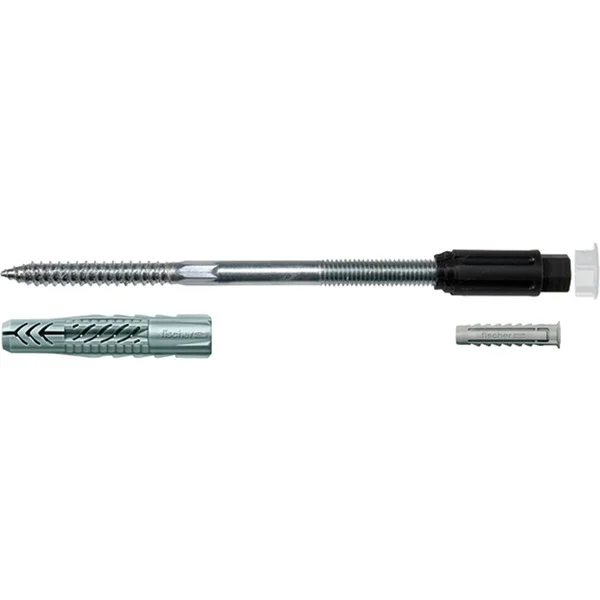 fischer Abstandsmontagesystem Thermax 10/240 M8, Dübel (schwarz/grau, 20 Stück)