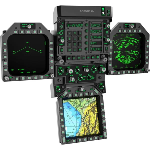 MOZA FMP18 Panel Bundle, Instrumentenpanel (schwarz)