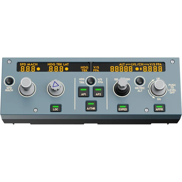 MOZA MA3F Electronic Flight Control Modules – Main Module, Instrumentenpanel (blaugrau)