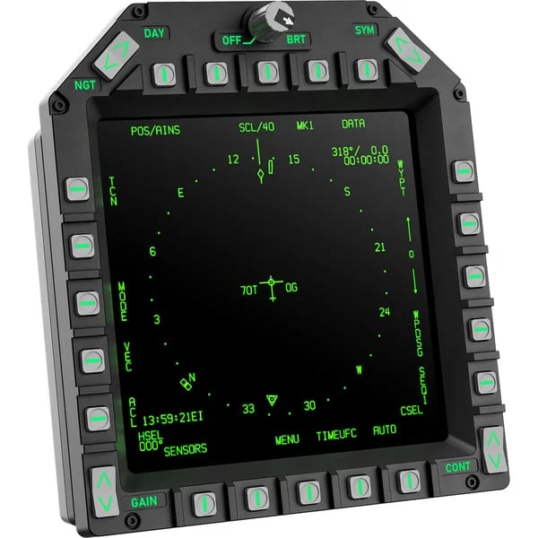 MOZA AMPCD Display Panel, Instrumentenpanel (schwarz)