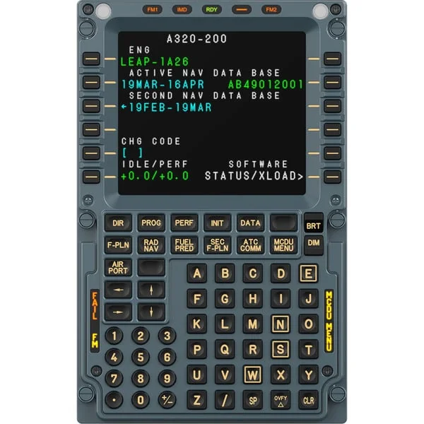MOZA MA3F Flight Computer Display, Instrumentenpanel (schwarz)