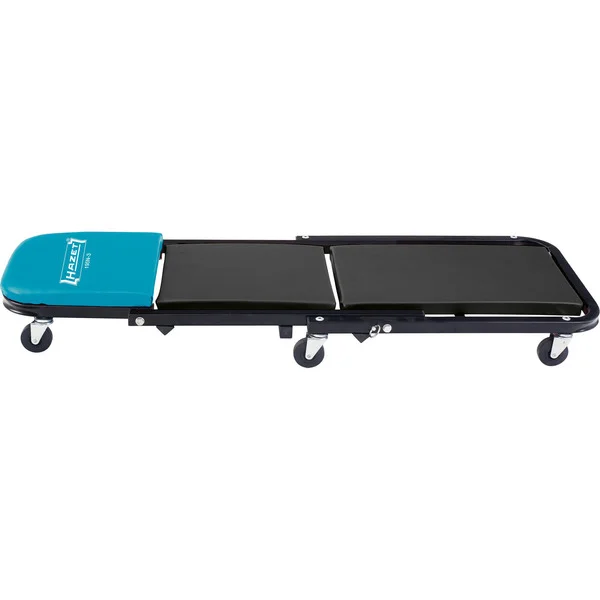 Hazet Roll-Liege (195N-3) (schwarz/blau, Rollliege und Arbeitssitz in „Einem“, bis 150Kg)