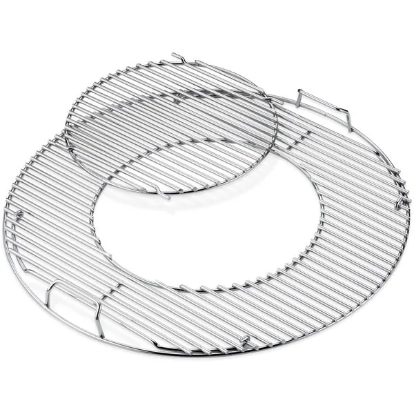 Weber Gourmet BBQ System-Grillrost-Einsatz 8843, 57cm (edelstahl, 2-teilig)