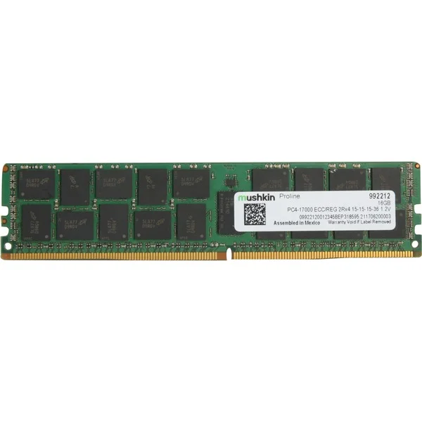 Mushkin DIMM 16 GB DDR4-2133 ECC, Arbeitsspeicher (992212, Registered)