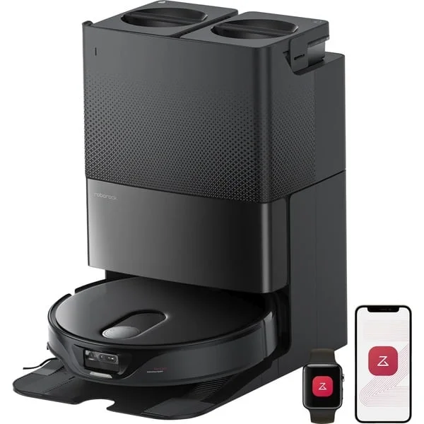 Roborock Qrevo Slim, Saugroboter (schwarz, inkl. Multifunktions-Dockingstation 3.0)