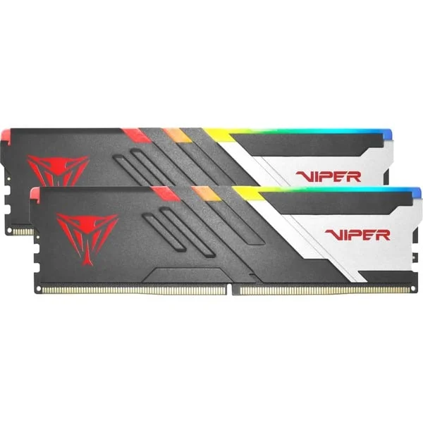 Patriot DIMM 32 GB DDR5-6800 (2x 16 GB) Dual-Kit, Arbeitsspeicher (schwarz, PVVR532G680C34K, Viper Venom RGB, INTEL XMP)