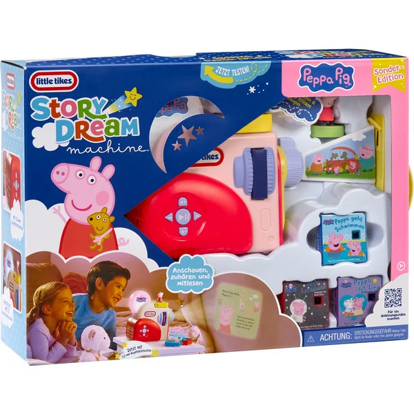 MGA Entertainment Little Tikes Story Dream Machine Peppa Wutz, Media-Player (inkl. Freundschafts-Kollektion)