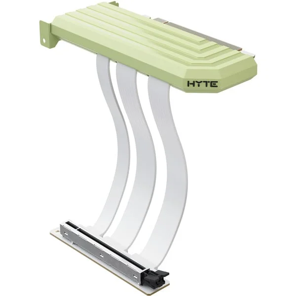 HYTE PCIe 5.0 Hyper Riser, Verlängerungskabel (grün/weiß, 20cm, B-Ware)