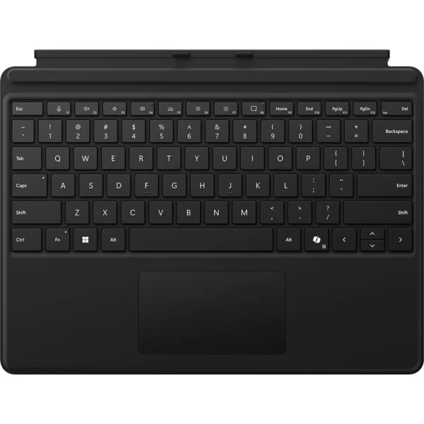 Microsoft Surface Pro Keyboard, Tastatur (schwarz, DE-Layout, für Surface Pro (11. Edition)/10 for Business/9/8)