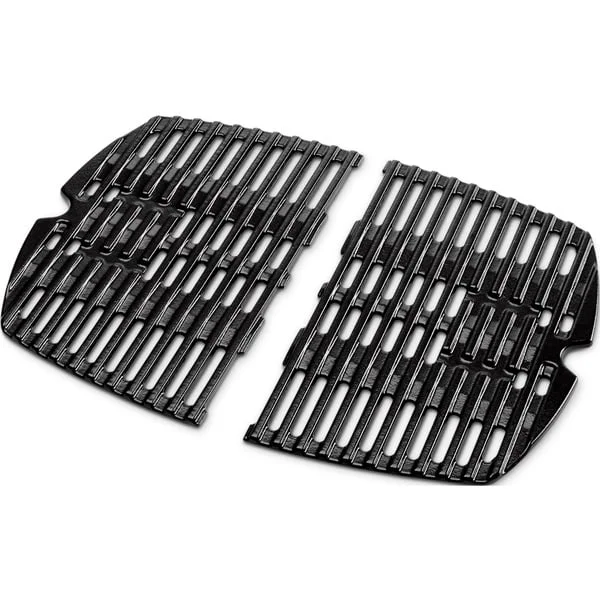 Weber Grillrost Set 7644, für Q 100- / 1000 Serie (2-teilig, Gusseisen)