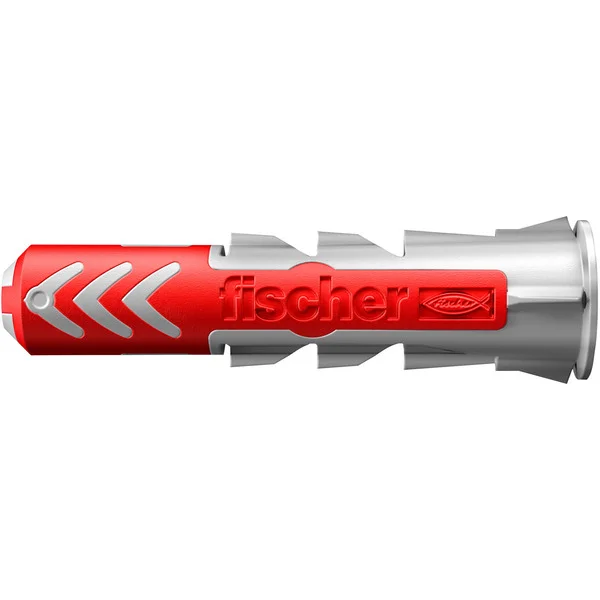 fischer Dübel DuoPower 5x25 (hellgrau/rot, 4.500 Stück, Eimer)