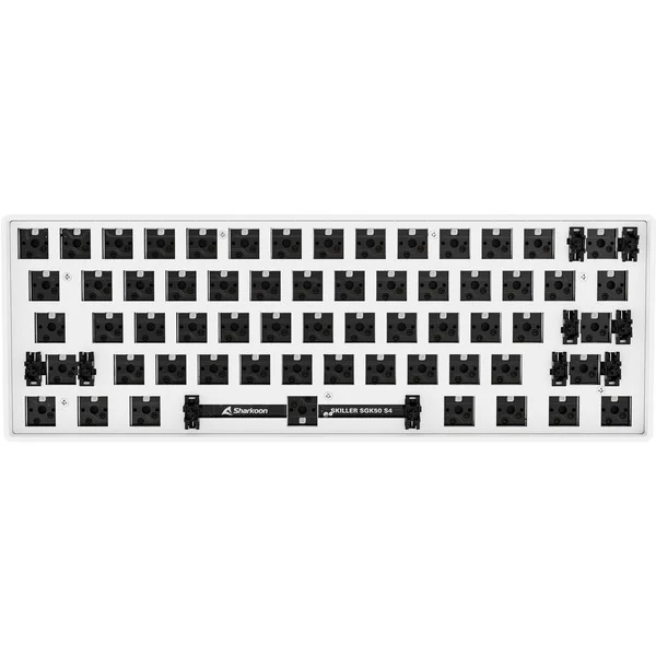 Sharkoon SKILLER SGK50 S4 Barebone, Gaming-Tastatur (weiß, ANSI-Layout)
