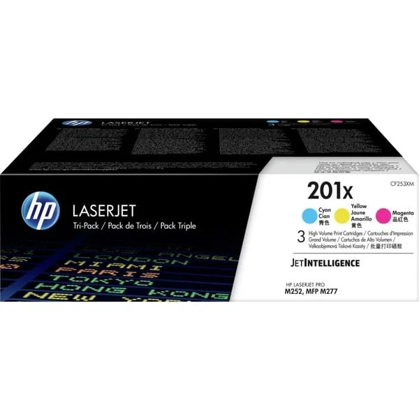HP Toner 3er-Pack 410X (cyan, magenta, gelb)