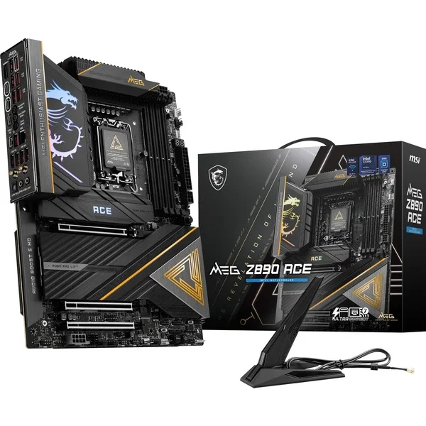 MSI MEG Z890 ACE, Mainboard (schwarz/goldgelb)