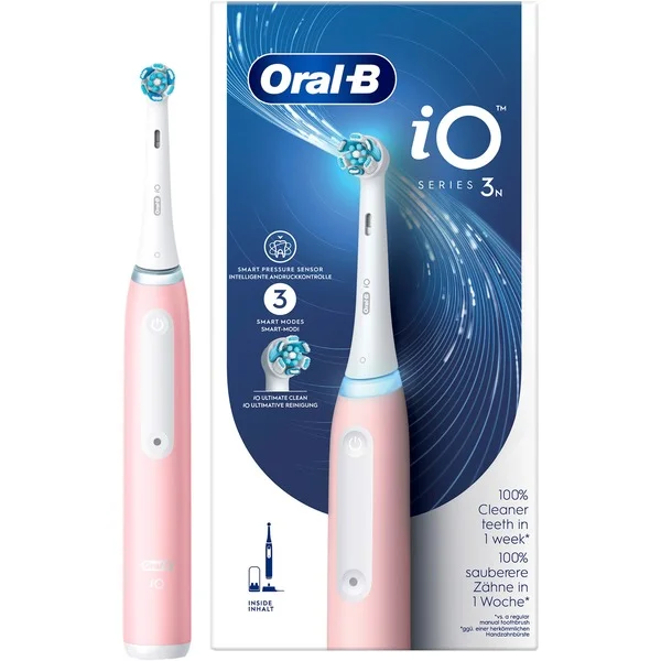 Oral-B iO Series 3N , Elektrische Zahnbürste (rosa, Blush Pink)