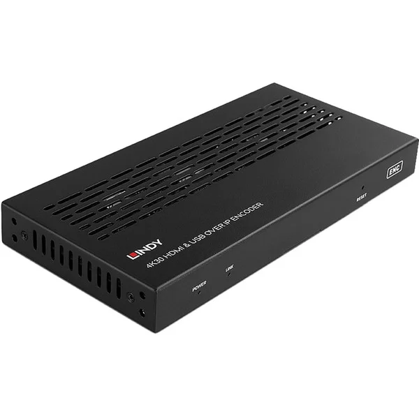 Lindy 4K30 HDMI & USB over IP System - Encoder, HDMI Verlängerung (schwarz)