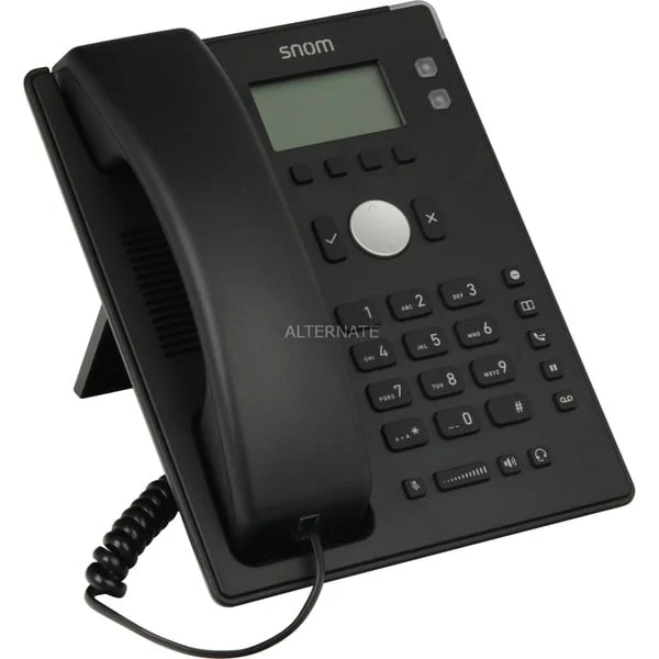 snom D120, VoIP-Telefon (schwarz, PoE)