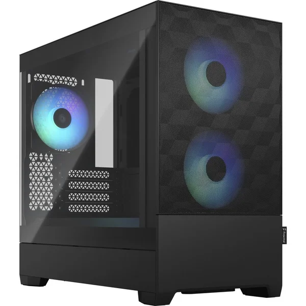 Fractal Design Pop Mini Air RGB Black TG Clear Tint, Tower-Gehäuse (schwarz)