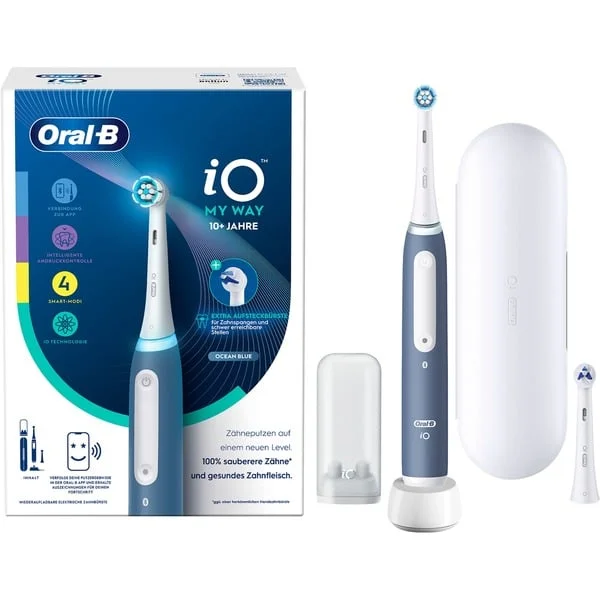Oral-B iO My Way, Elektrische Zahnbürste (grau/weiß)